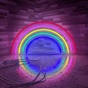 Multicolor Rainbow LED Neon Art Light - Home Accent